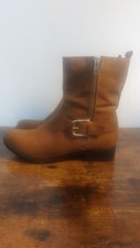 MARKS AND SPENCER INSOLIA COLLECTION ANKLE BOOT 5.5 BROWN SUEDE BRAND NEW