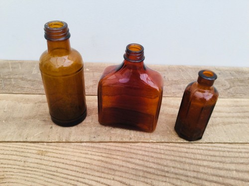 Three vintage medicine - vintage,