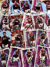 match attax, Shoot Out And Other ASTON VILLA SIGNED CARDS