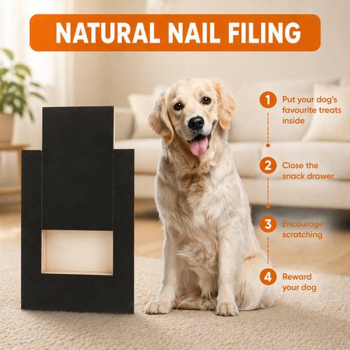 Dog nail scratch board with - nail,