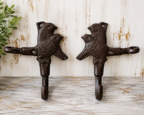 Set cast iron lovebirds - of,