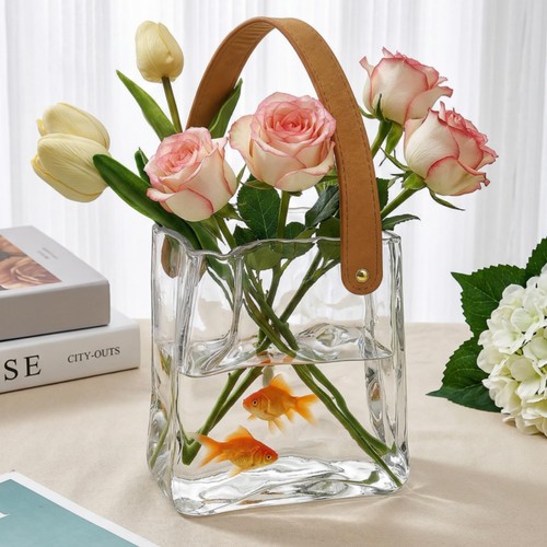 Noamus glass bag vase - noamus,