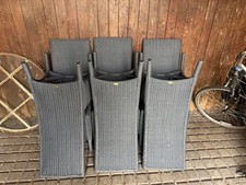6x Lloyd Loom Dining Chairs 