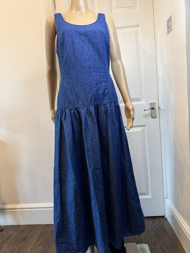 Zara denim maxi dress - maxi, m