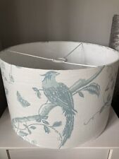 Laura Ashley Lampshade Duck Egg Summer Palace Off White Fabric Handmade Shade