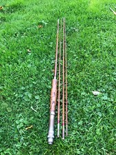 Vintage Hexagon Cane Fishing