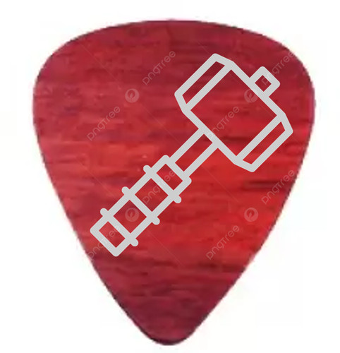1pc thor hammer guitar pick - hammer,