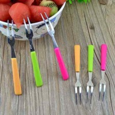 6Pc Fork Mini Fruit Forks Cake