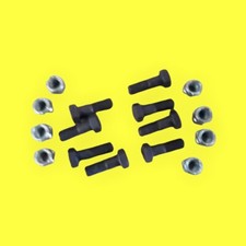 8x Land Rover 509046 series 2 2 3 , 1 1/8" Prop shaft bolts (short) & nuts EA-2