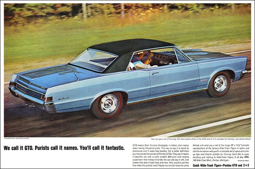 13x19 1965 pontiac gto - 1965,