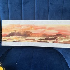 Watercolour painting vintage