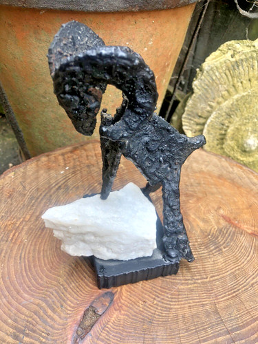 Vintage 1970 brutalist iron - vintage,