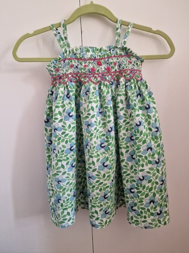 Hand smocked cotton - smocked,