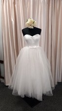 Simone tea length - length, ivory