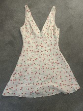 Zara Cherry Satin Slip Dress