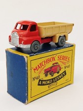 Matchbox Series Moko Lesney No 40 Bedford S-Type Tipper Truck.  Original Box 