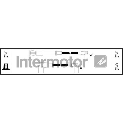 Leads ignition cables - cables, kit