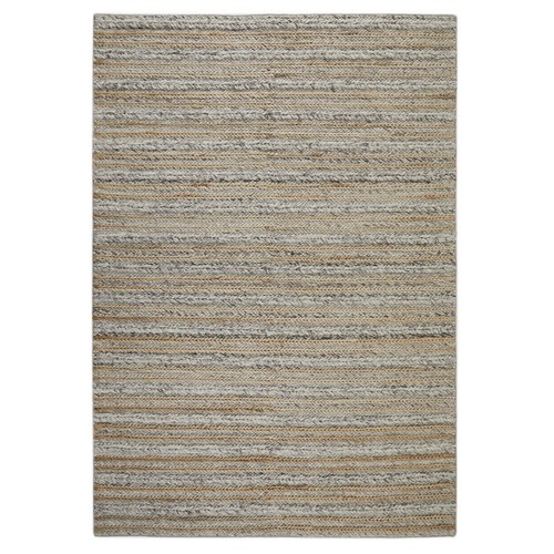 Natural blend wool jute rug - blend,