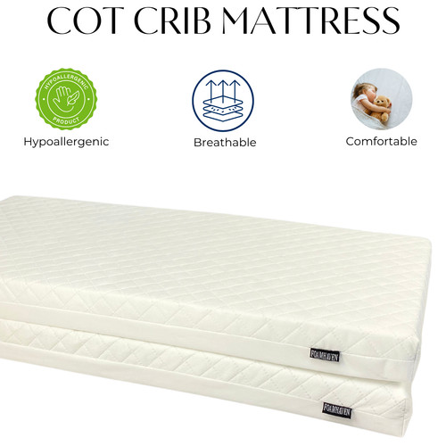Cot crib mattress - mattress, removable