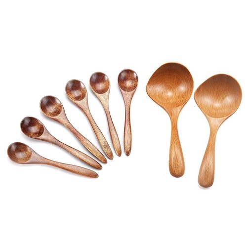 Small wooden spoons 2 - 2, pcs