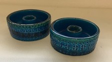Vintage Italian blue  pottery