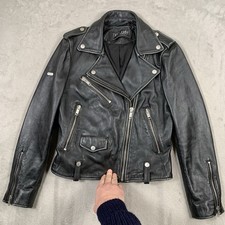 Superdry Leather Jacket UK 10