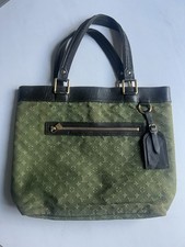 Louis Vuitton Monogram Lucille Khaki green tote shoulder bag
