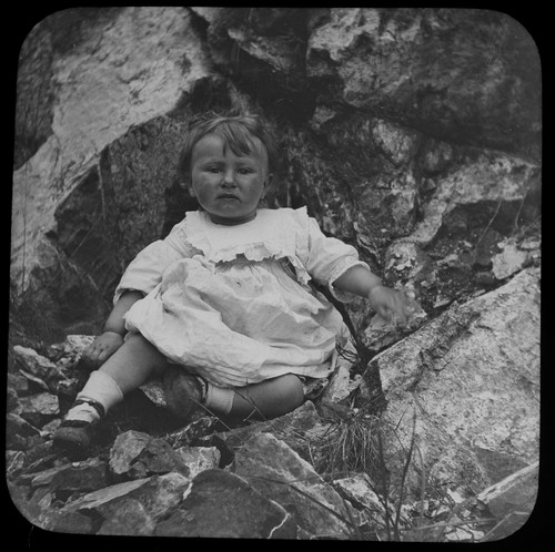 Magic lantern slide - magic, baby