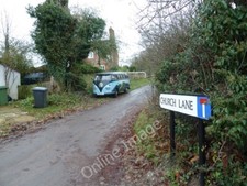 Photo 6x4 Splendid old VW camper van in Church Lane Tichborne  c2010