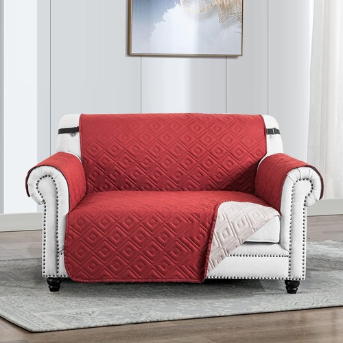 Quilted sofa cover - sofa,