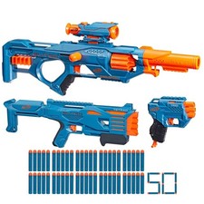 NERF Elite 2.0 Ultimate Blaster 3 Pack -  Packed with 3 Blasters and 50 Darts