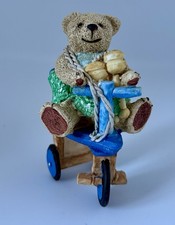 COLOUR BOX-Peter Fagan-TEDDY BEAR COLLECTION-TRICK CYCLIST-TC232-1994
