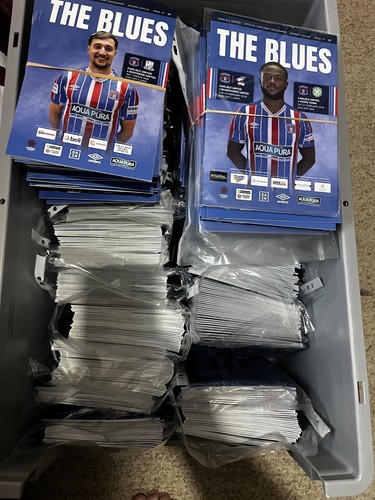 Carlisle united programmes - 15,