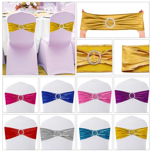 Shiny stretch chair - cover, band