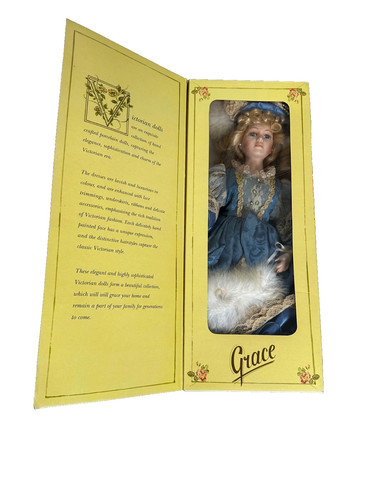 Victorian porcelain doll - victorian,