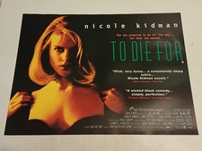 TO DIE FOR Movie Cinema Mini