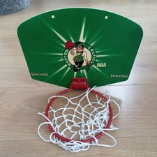 Boston Celtics Spalding Nba Mini Hoop Net Ball 
