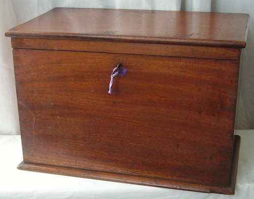Antique small mahogany - antique,