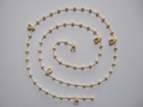 Beige vertical blind link - link, bead