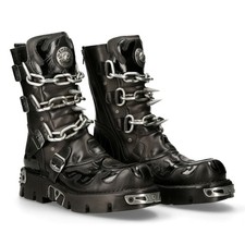 New rock unisex black leather - rock,