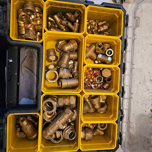 Job lot brass and copper - and,