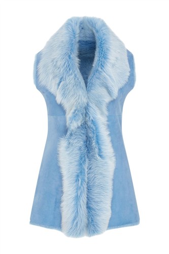 Women blue toscana shearling - toscana,