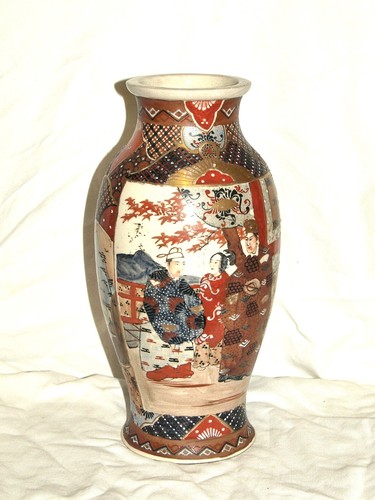 Antique japanese satsuma vase - satsuma,