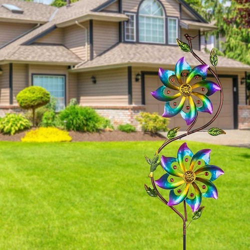 Outdoor metal windmill - outdoor,