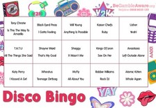 Fun Music Game Disco Bingo -