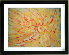 Original Abstract Gouache