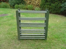 Wooden five tier greenhouse staging.