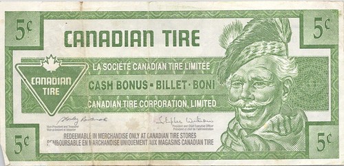 Vintage canadian tire money - vintage, 5