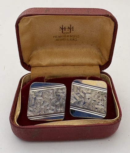 Cased pair vintage sterling - cased,