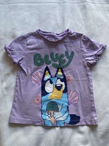 Girls bluey shirt age 5 - age, 4-5